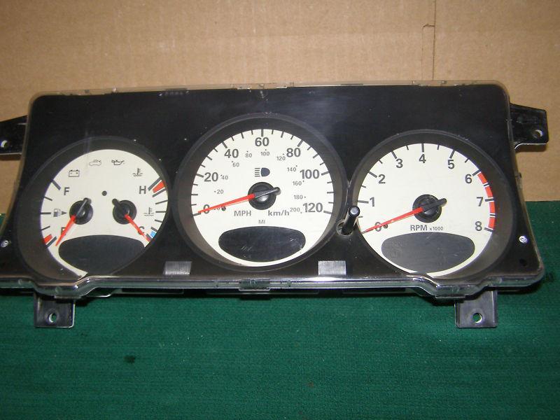 2002 chrysler pt cruiser speedometer cluster 56k