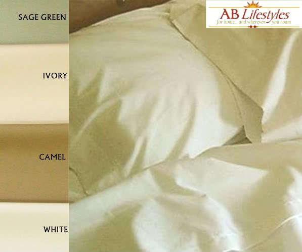 Bunk sheets camper sheet set for motorhome rv travel trailer 28x75 camel
