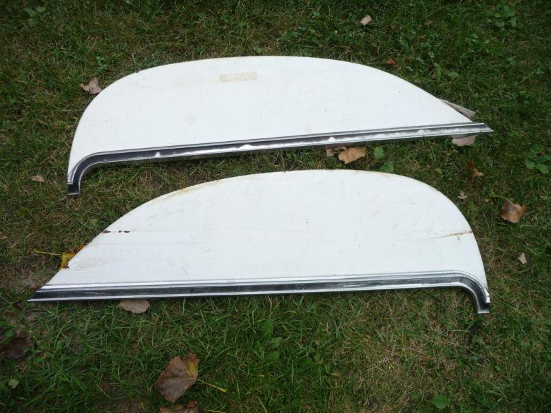 A pair of vintage fender skirts.  ford?  gm?  1950's-1960's?  