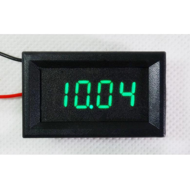 Dc 3.50-30v 4 digital display led volt voltage monitor meter 5v 12v 24v car g #0