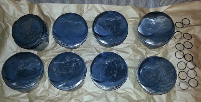 Trw bbc 454 forged pistons part # l2307af .060 ls7 468 speed pro sealed power