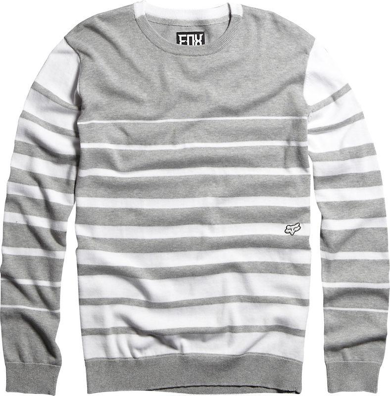Fox grindle sweater white knit shirt motocross shirts mx 2014