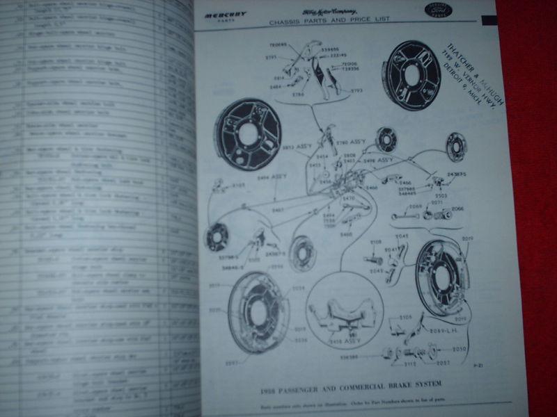 Sell 19381946 FORD & MERCURY PARTS & ACCESSORIES CATALOG in Benton