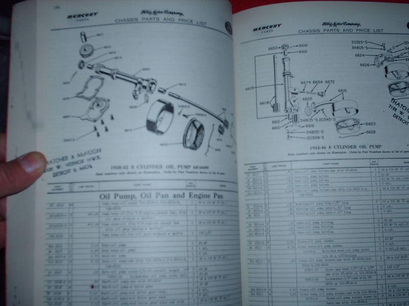Sell 19381946 FORD & MERCURY PARTS & ACCESSORIES CATALOG in Benton