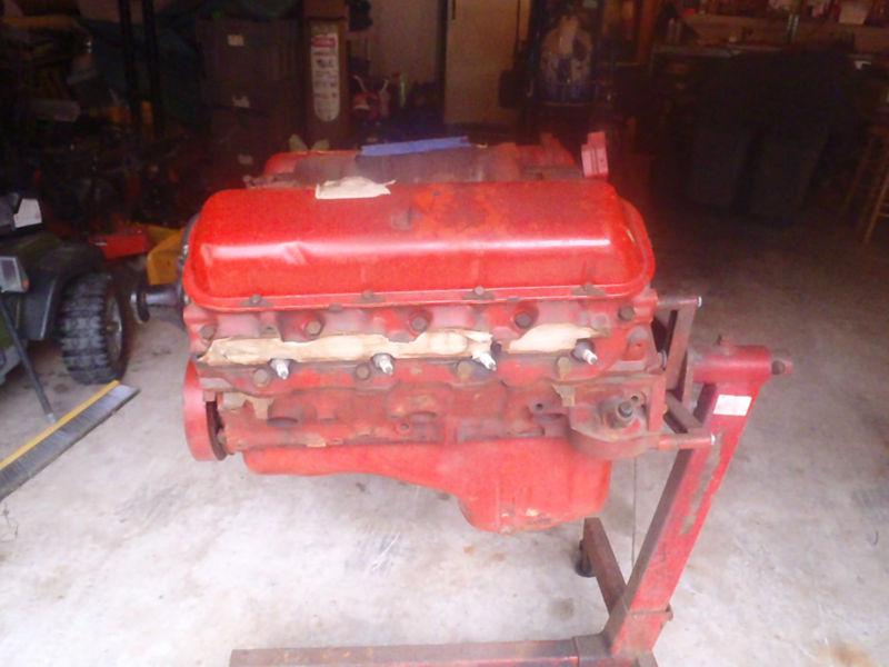 396 cubic inch 325 hp big block chevy engine from a 1967 ss chevelle