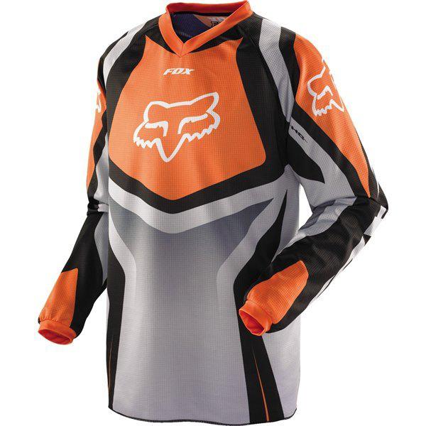 Orange s fox racing hc race jersey 2013 model