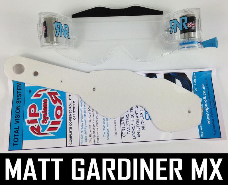 Rip n roll rnr motocross tvs goggles system for spy klutch whip targa 3 enduro