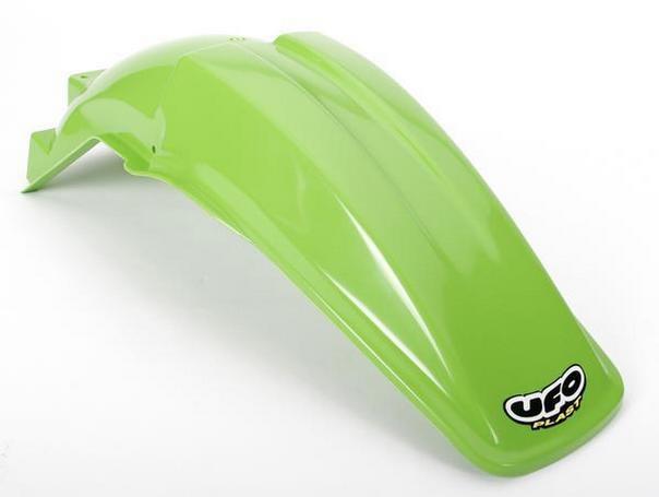 Ufo plastics rear fender green for kawasaki kx 125-500 88-02