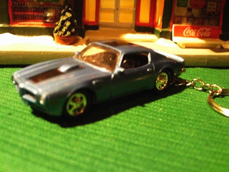 NOS - 1972 Pontiac Firebird Custom Key Chain - Blue, US $9.99, image 3