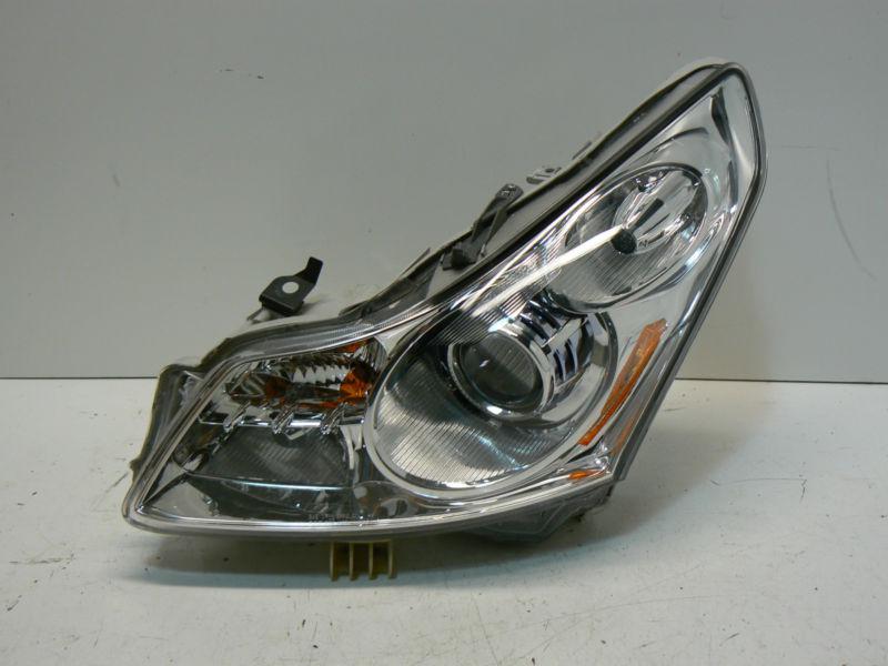 2007-2009 infiniti g35 g37 sedan xenon hid headlight lh left driver non-afs oem