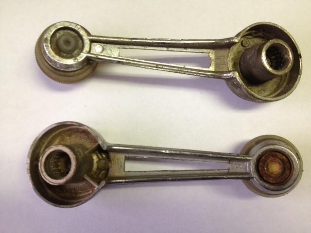 Used OEM Early Ford Bronco Billet Window Crank Handles (2-CLEAR), US $19.95, image 2