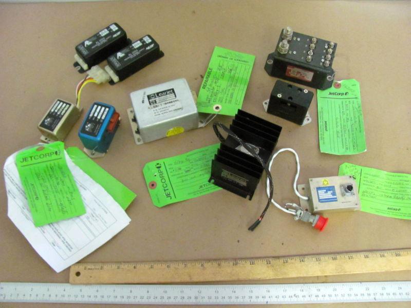 Corp. jet aircraft parts - lot of 9 pcs 