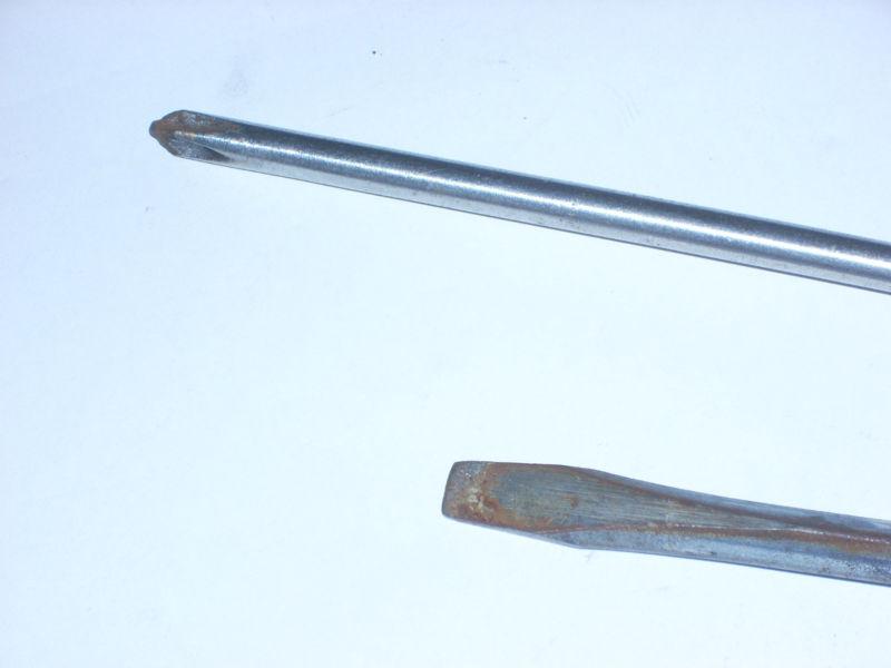 4 Wood Handle Screwdrivers 12” philips, 10”, 6 3/4” and 7 1/4” Flat Vintage, US $14.95, image 5