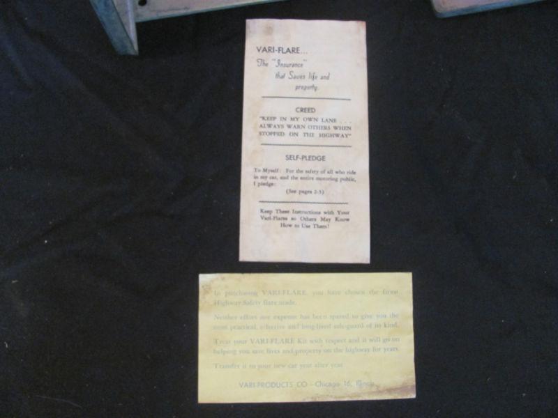 Vintage Vari Flare Emergency Flare Reflectors Model G, US $44.00, image 4