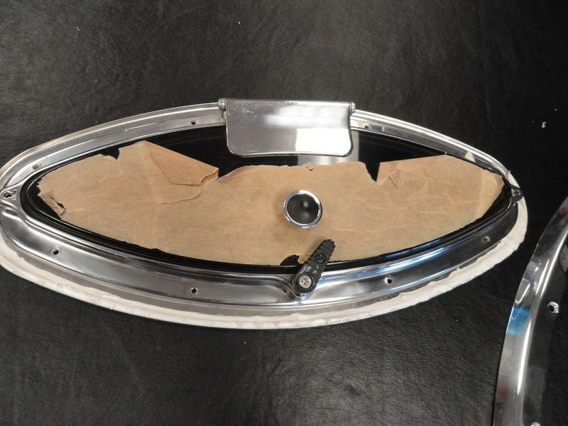 BOMAR STAINLESS STEEL PORT WINDOW TINTED 18