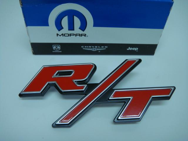 Dodge charger 2006 - 2010 front grill grille r/t rt red emblem logo original new