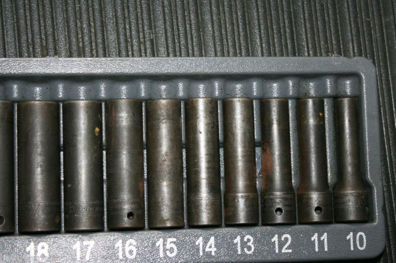 SNAP-ON TOOLS Metric DEEP Impact 6-Point SOCKET SET 10-24MM 15pc, US $300.00, image 3