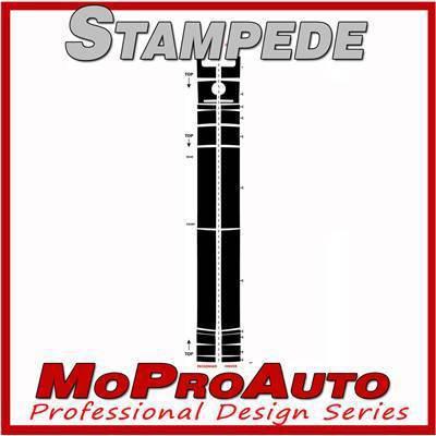 Ford mustang rally racing stripes decals - pro grade 3m graphics 2012 748