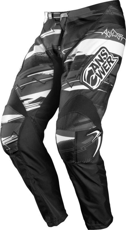 Answer a12-13 syncron motocross motorcycle pants black size y16