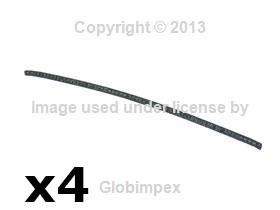 Mercedes w123 diesel return hose set of 4 contitech +1 year warranty