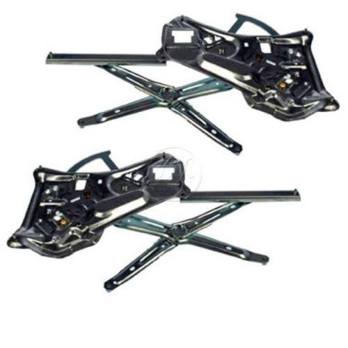 88-94 bmw e32 7 series front power window regulators left & right pair set