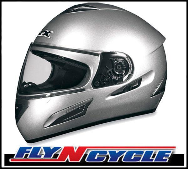 Sell AFX FX100 Sun Shield Solid Silver XS Full Face Motorcycle Helmet