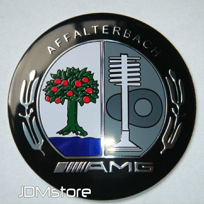 Mercedes /// amg affalterbach wheel center sticker badges emblems 4pcs