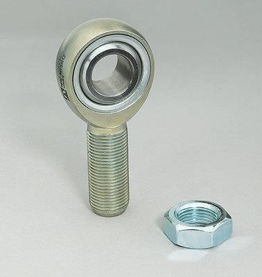 Summit racing rod end 3/8"-24 lh male threads 3/8" rod end bore id mild steel