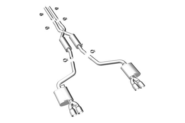 11-12 dodge challenger 3.6l magnaflow 2.5" cat-back dual exhaust system 15098