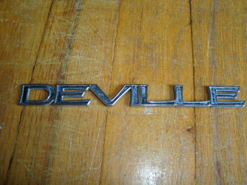 Chrome Black Cadillac DEVILLE Emblem , US $1.00, image 4