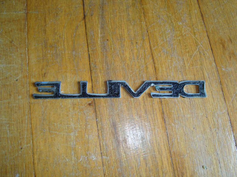 Chrome Black Cadillac DEVILLE Emblem , US $1.00, image 5