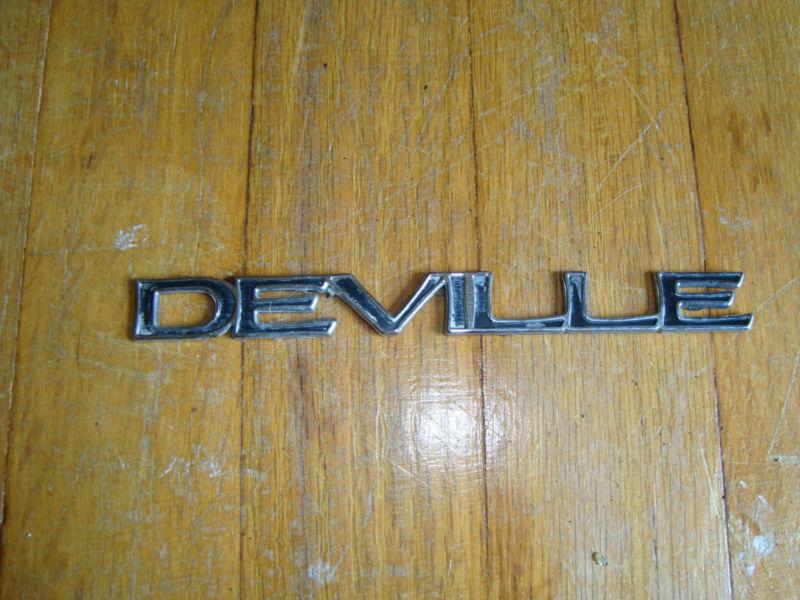 Chrome Black Cadillac DEVILLE Emblem , US $1.00, image 9
