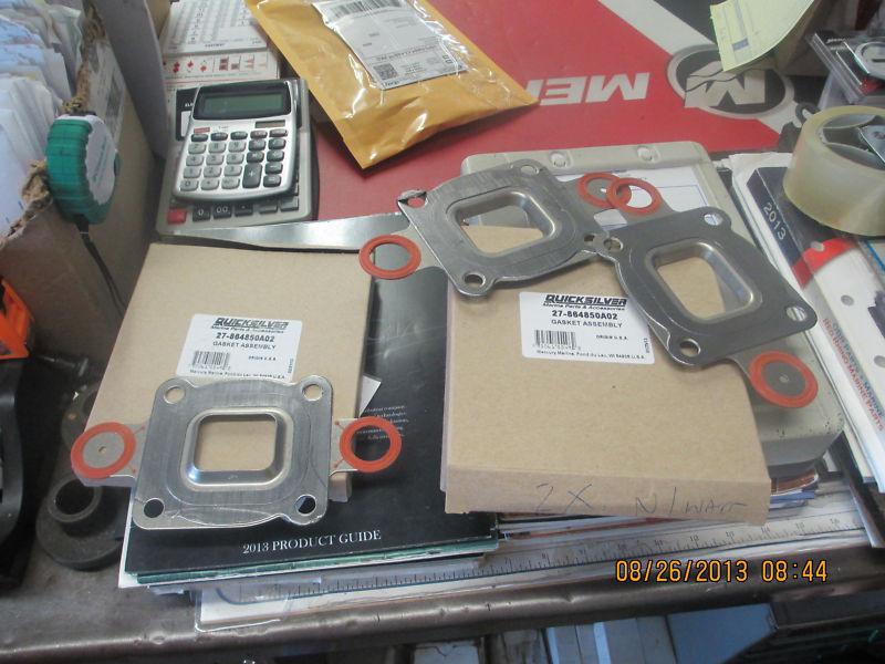 Purchase MERCRUISER OEM 3X EXHAUST RISER GASKET LOT 27864850A02 DMGD