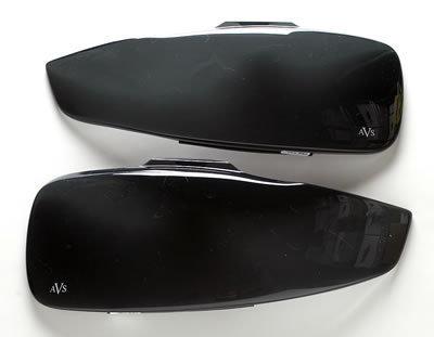 Auto ventshade headlight covers 37828 smoke acrylic pair