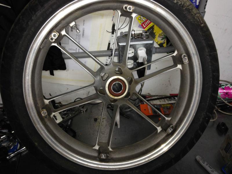 Purchase 2003up Buell Firebolt / Lightning Front Rim Used Silver in Lynbrook, New York