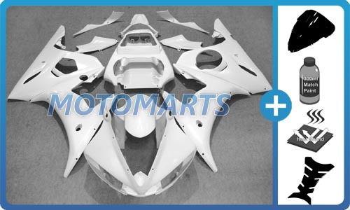 5 in 1 bundle pack for yamaha yzf 600 r6 04 05 body kit fairing & windscreen wh