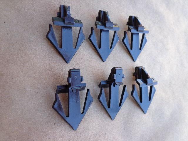 --->6 nos interior headliner trim clips! - fits 76-80 gm chevy monza & vega 6814