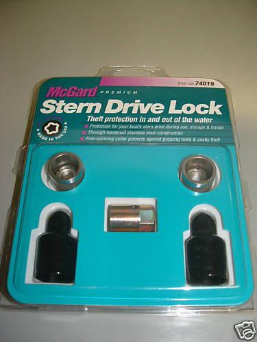 Twin stern drive lock 74019 mercruiser cobra volvo