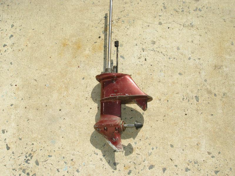 Lower unit/gearcase 1958 10 h.p. johnson outboard super sea horse