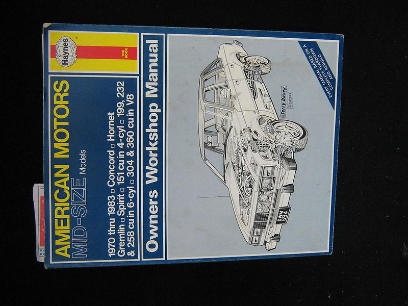Haynes auto repair manual american motors mid size