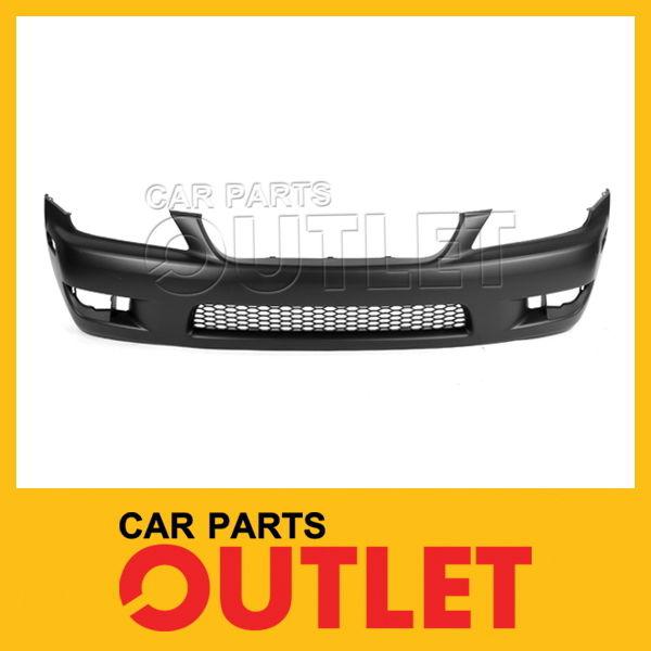 2001-2005 lexus is300 front bumper cover primered plastic sedan wo washer holes