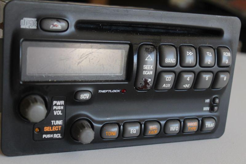 00-03 pontiac sunfire aztec montana grand am radio cd - p#10317991 - used