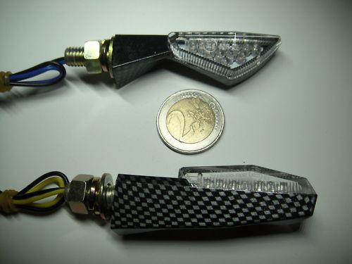 ►2xled turn signal mini  matrix carbon aprilia pegaso 600,txr312m,tl320,tuono125