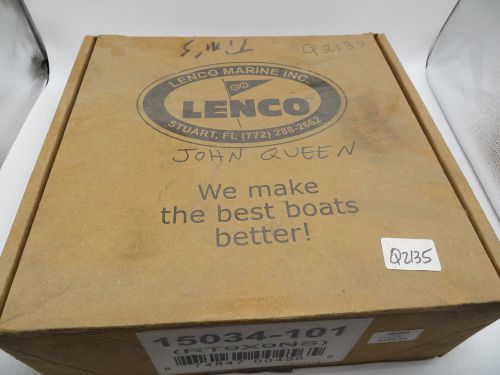 Lenco 9&#034;x9&#034; racing trim tab kit w/o switch rt9x9ns 15034-101- brand new in box