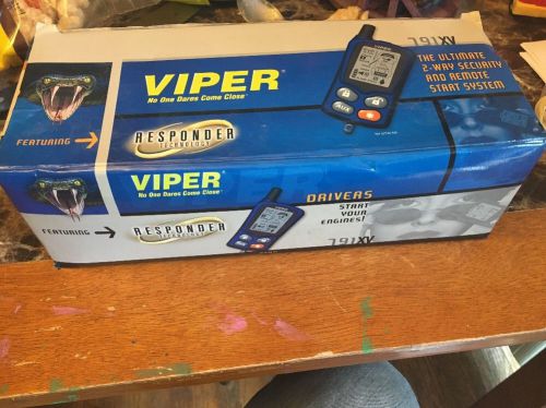 Viper 791xv 2-way lcd remote start car alarm security system keyless blue remote