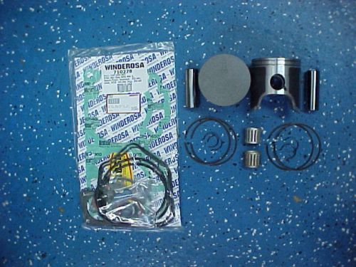 Ski-doo pistons 600ho &amp; sdi dual ring w/ top end gasket kit free shipping