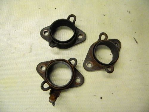 93 arctic cat  thundercat 900 triple muffler pipe exhaust manifolds header mount