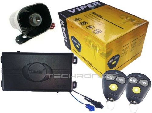 Viper 3105v 350 plus 3 channel 1 way key less entry security system car alarm