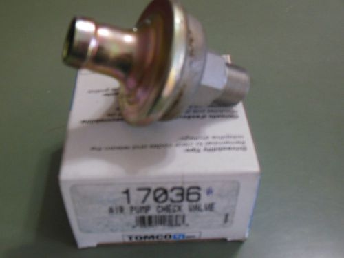 Nos tomco 17036 air check valve for 87-89 mitsubishi precis 1.5l w/oe 2882021350