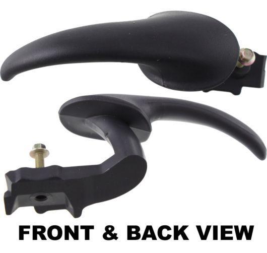 New door handle front driver left side inner black lh hand ford f75z7822601aaa